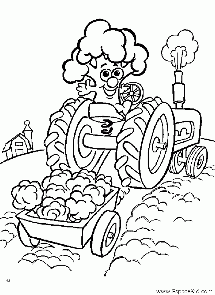 Coloriage Tracteur A Imprimer Dans Les Coloriages Tracteur Dessin A Imprimer