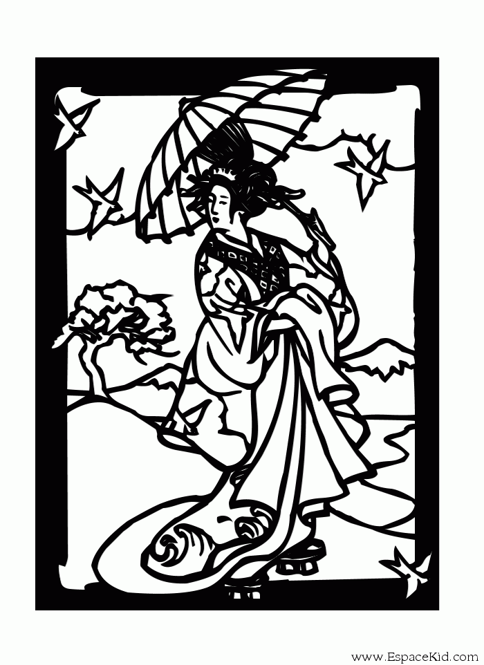 Nouvel An Chinois Coloriage