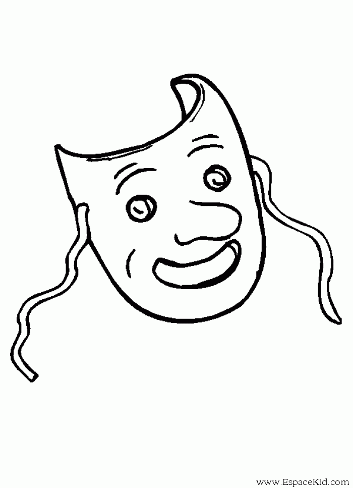 Coloriages De Masques A Imprimer