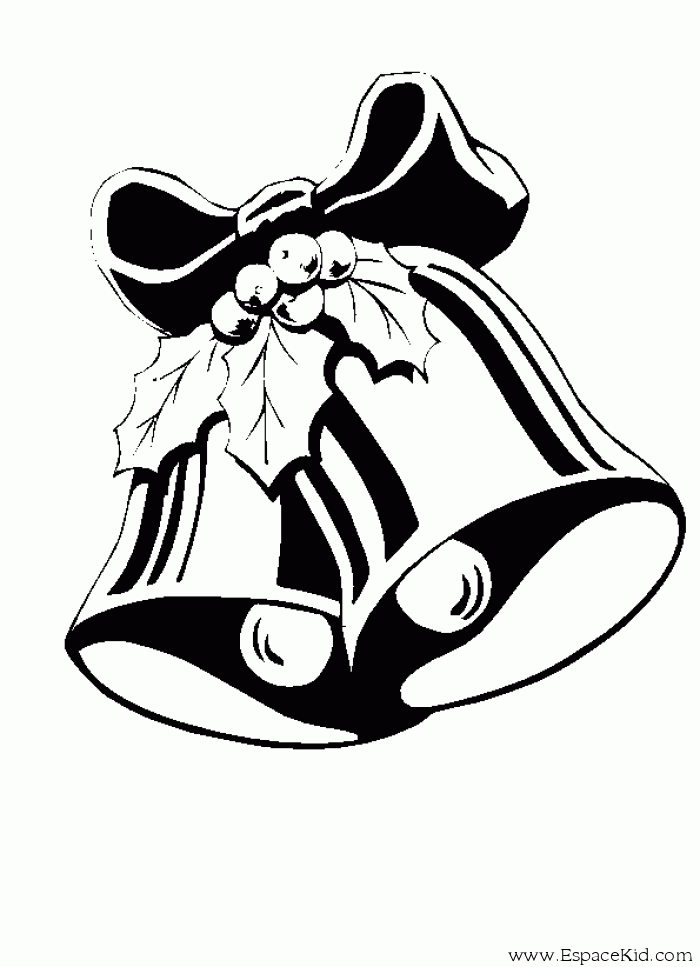 Coloriage Cloche De Noel