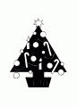 Coloriage Sapin sucre d'orge et dessin Sapin sucre d'orge
