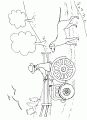 Coloriage Tracteur  imprimer