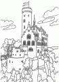 Coloriage Chteau  imprimer