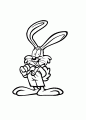 Coloriage Joli petit lapin et dessin Joli petit lapin